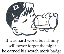 Scotch merit badge
