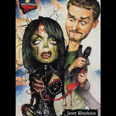 Zombie Janet Jackson
Bloody wardrobe malfunction
