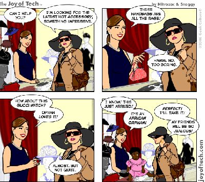 Baby buying
It's all the rage
