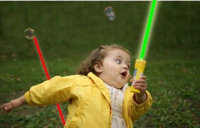 Light saber girl
Pool parties just got a lot more dangerous
